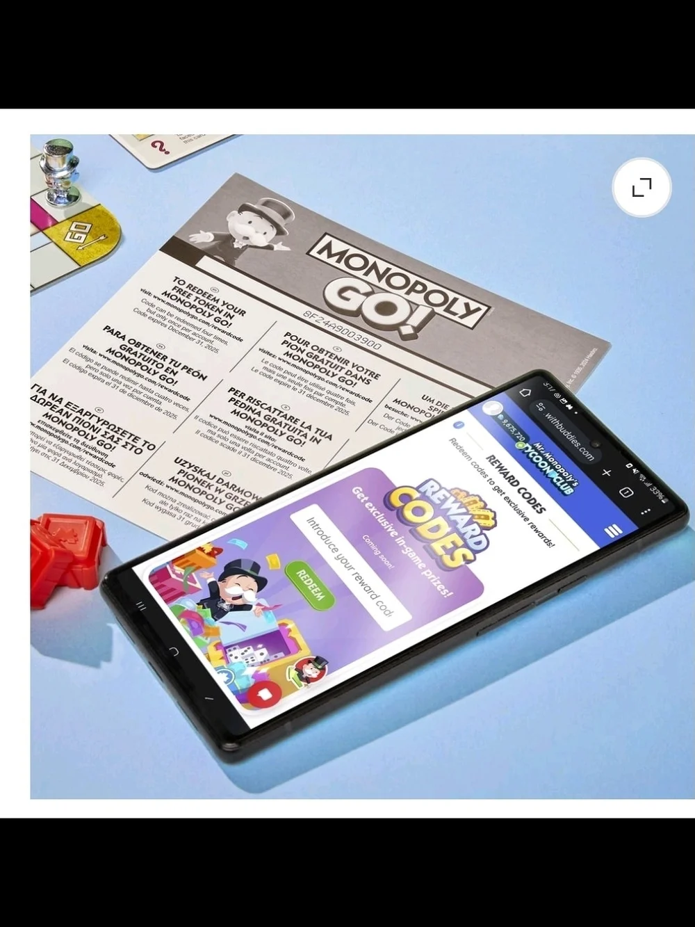Monopoly GO! Board Game, Inspired by the Popular Mobile Board Game, 15 Mins., Fa